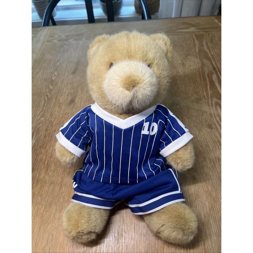 Build-a-Bear Light Brown Bear with‎ #10 Soccer Outfit Retired Plush